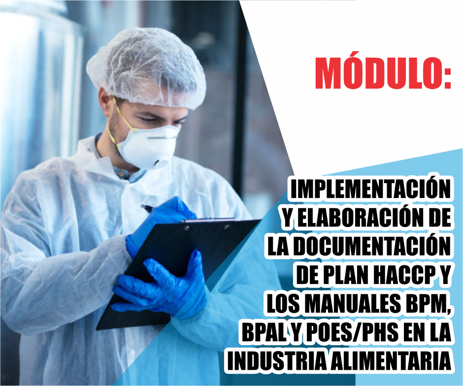 IMPLEMENTACIÓN Y ELABORACIÓN DE LA DOCUMENTACIÓN DE PLAN HACCP Y LOS MANUALES BPM, BPAL Y POES/PHS EN LA INDUSTRIA ALIMENTARIA