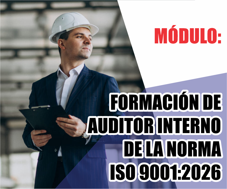 FORMACIÓN DE AUDITOR INTERNO DE LA NORMA ISO 9001:2026